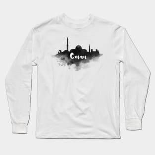 Oman watercolor Long Sleeve T-Shirt